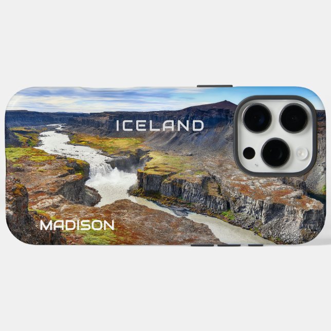 Custom Name Iceland Case-Mate iPhone Case (Back (Horizontal))