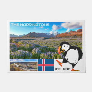 Custom Name Iceland Doormat