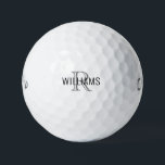 Custom Name & Initial Callaway Warbird Golf Balls<br><div class="desc">Custom Name and Initial Callaway Warbird Golf Balls.</div>