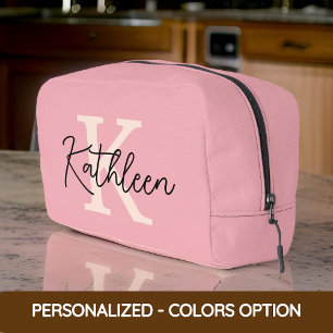Custom Name Initial Makeup Bag Gift for Bridesmaid