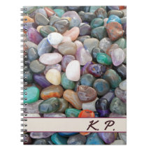 Custom Name & Initials Geology Rocks! stones gems 