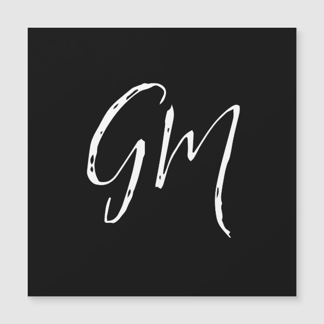 Custom name Initials personalised two letters (Front)