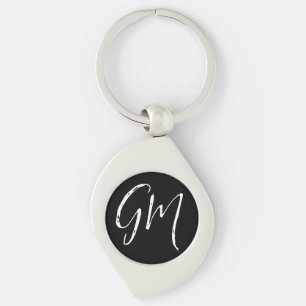 Custom name Initials personalised two letters Key Ring