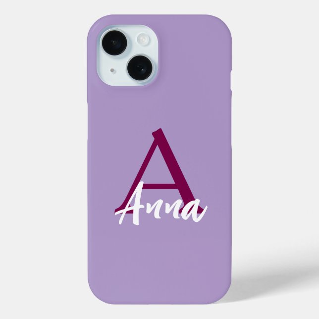Custom Name  iPhone 15 Case (Back)