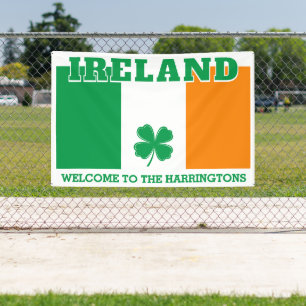 Custom Name Ireland Banner