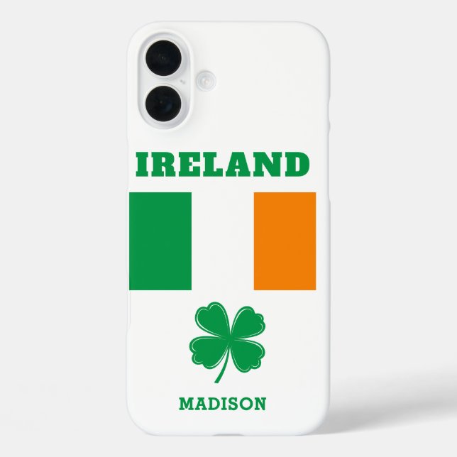 Custom Name Ireland Case-Mate iPhone Case (Back)