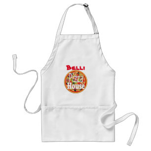 Custom Name  Italian  Pizza House   Adult Apron