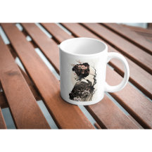 Custom Name Japanese Geisha Sakura Floral - 