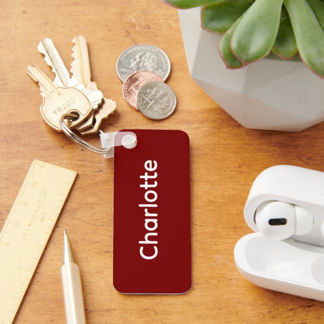 Custom Name Keychain Personalised Gift Accessory (Desk)