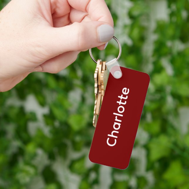 Custom Name Keychain Personalised Gift Accessory (Hand)