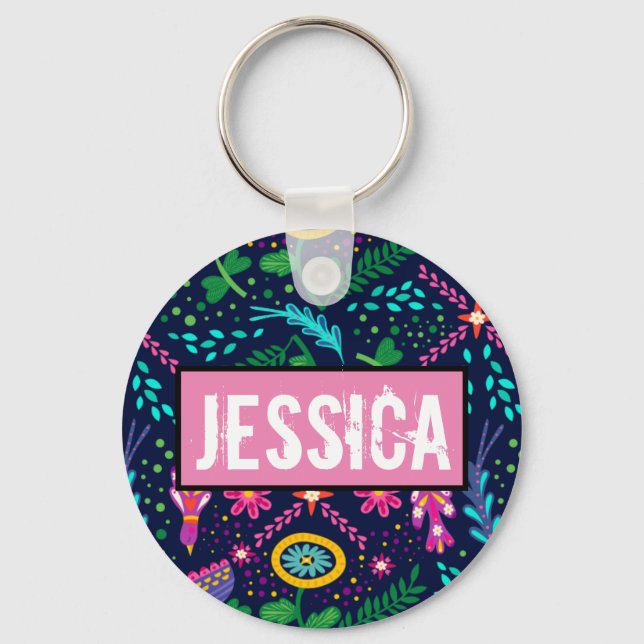 Custom name Keychain |Personalised keychain (Front)