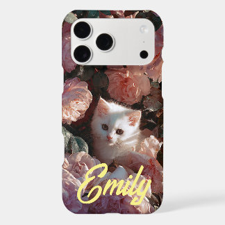 Custom Name Kitten iPhone Case
