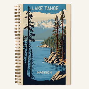 Custom Name Lake Tahoe Notebook