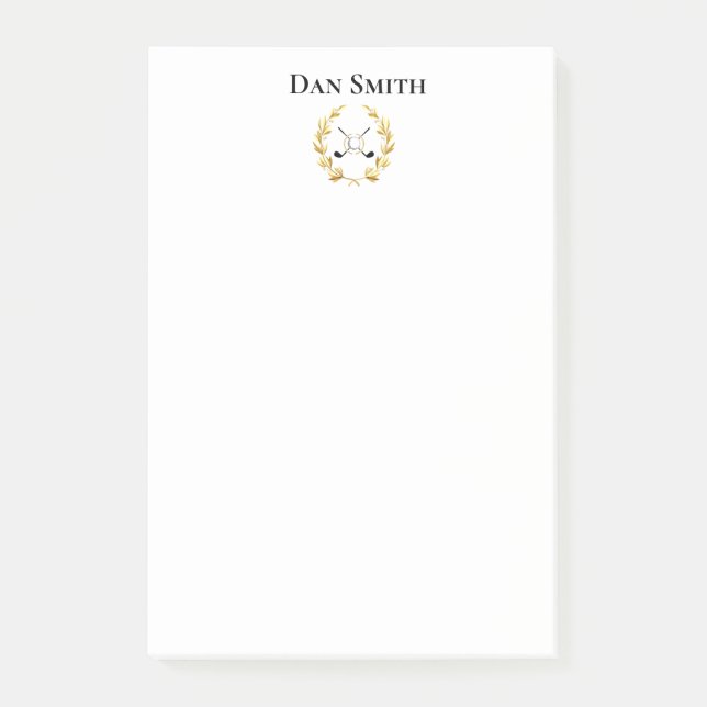 Custom Name Large Post It Notes (Front)