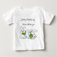 Custom Name Lettuce Entertain You Cartoon Rabbits