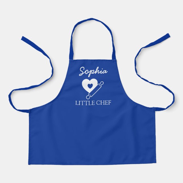 Custom Name Little Chef Apron (Front)
