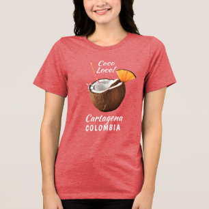 Custom Name & Location Coco Loco Tri-Blend Shirt
