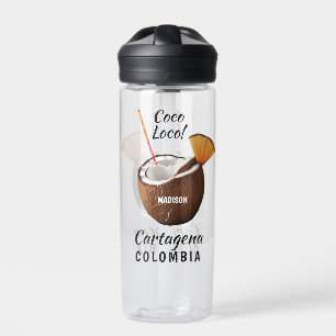 Custom Name & Location Coco Loco Water Bottle