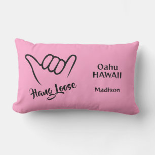 Custom Name, Location & Colour Shaka Lumbar Cushion
