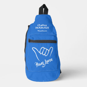 Custom Name, Location & Colour Shaka Sling Bag