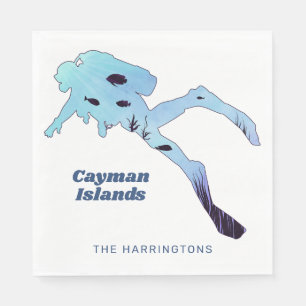 Custom Name & Location Scuba Diving Napkin