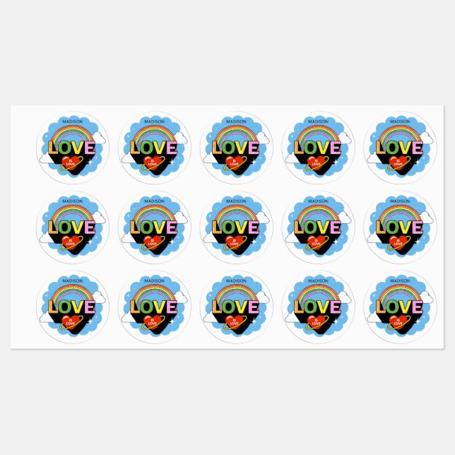 Custom Name "Love Is Love" (Sheet)