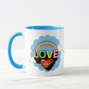 Custom Name "Love Is Love" Mug