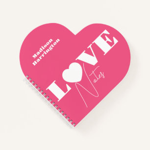 Custom Name LOVE Notebook