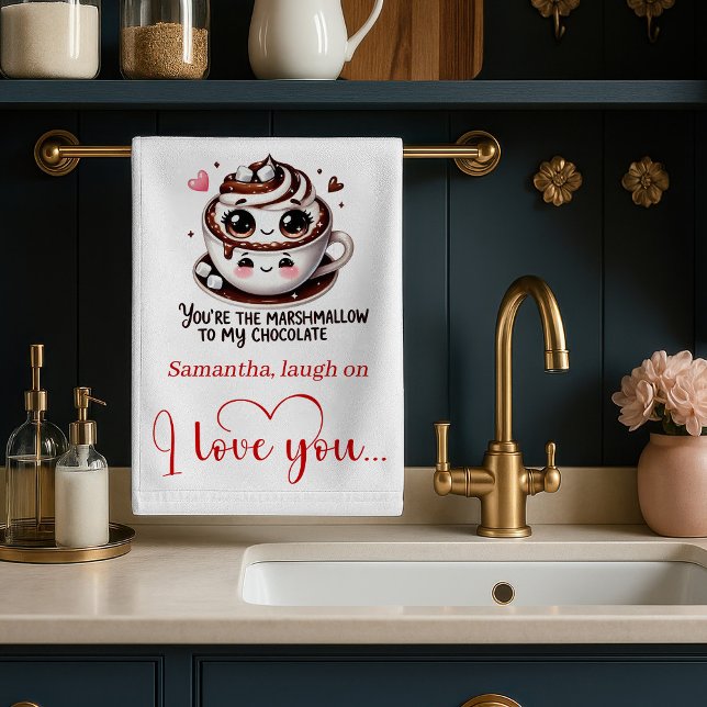 Custom Name Love Quote Funny Food Towel (Custom Name Love Quote Funny Food Towel)