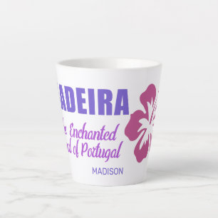 Custom Name Madeira Latte Mug