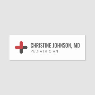 Custom Name   Medical Cross   Doctor Nurse Name Tag