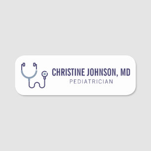Custom Name   Medical Stethoscope   Doctor Nurse Tag