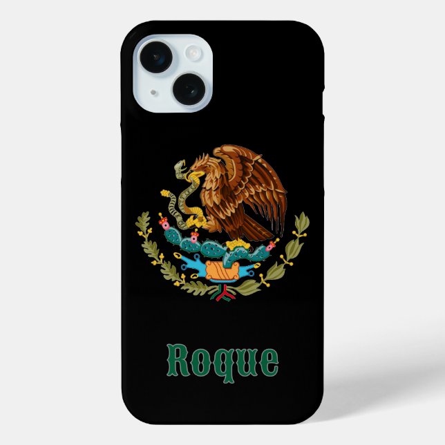 Custom Name Mexican Eagle Case-Mate iPhone Case (Back)