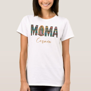 Custom Name Mexican Mama T-Shirt
