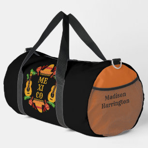 Custom Name Mexico Duffle Bag