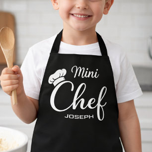 Custom Name Mini Chef Kids Apron