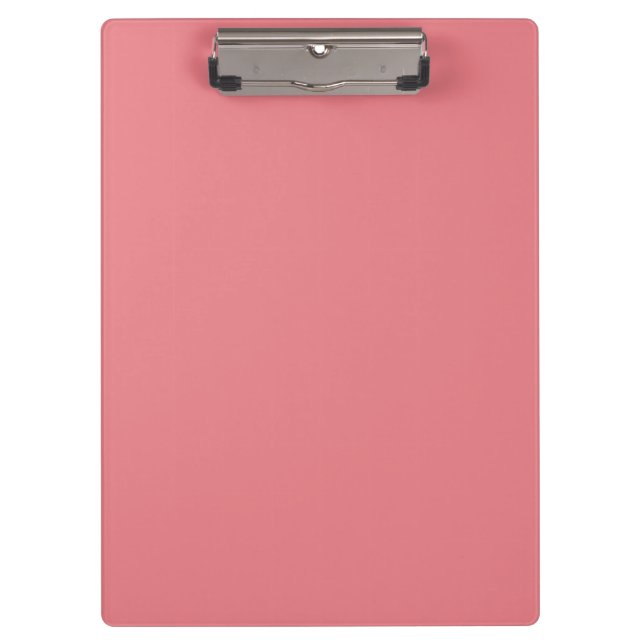 Custom Name Minimalist One Color  Clipboard (Front)