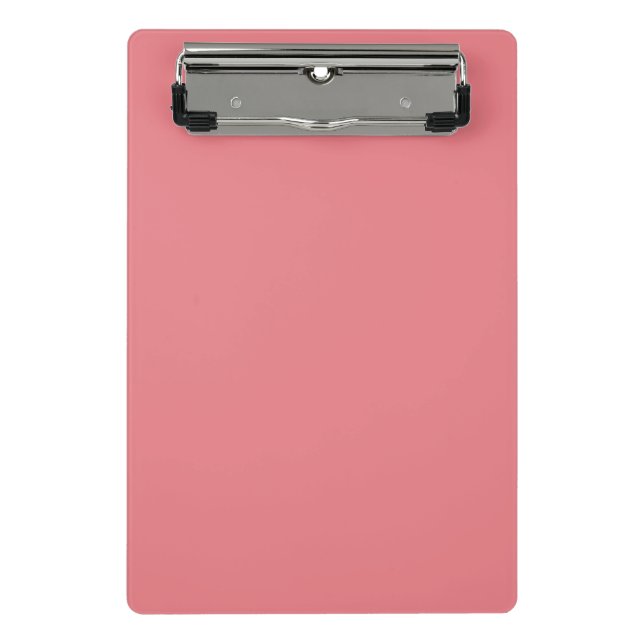Custom Name Minimalist One Color  Mini Clipboard (Front)