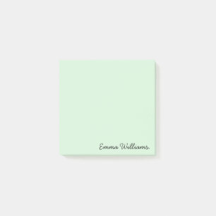 Custom Name Minimalist Personalised Pastel Colour Post-it Notes