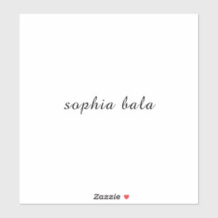 Custom Name Modern Handwritten Design