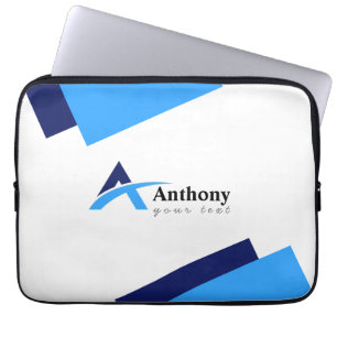 CUSTOM NAME MODERN LAPTOP SLEEVE