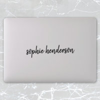 Custom Name | Modern Script Handwritten Laptop
