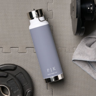 Custom Name Monogram 25oz Water Bottle
