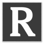 Custom Name Monogram Initials Black White<br><div class="desc">Printed with monogram initial (which you can edit,  change and personalise) in bold font. Design available in all sizes,  just choose the right size that you need.</div>