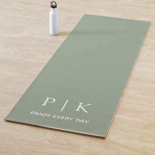 Custom Name, Monogram & Logo Fitness Yoga Mat