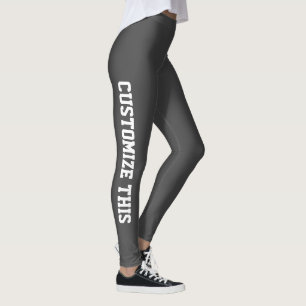 Custom Name, Monogram & Photo Athletic Yoga Pants