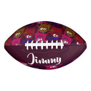 Custom name monsters pattern football