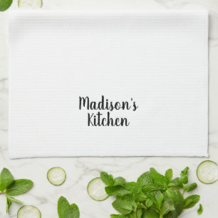 Custom Name Mother's day Birthday gift Tea Towel