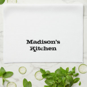 Custom Name Mother's day Birthday gift Tea Towel