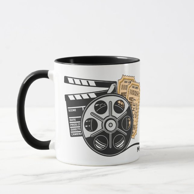 Custom Name Movie Mug (Left)